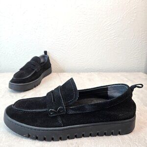 Vionic Black Suede Loafers